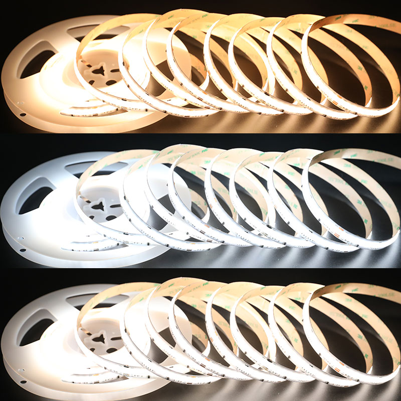 DC24V Smart RGBCCT COB LED Strip Addressable Flexible Dotless Light DC24V Smart RGBCCT COB LED Strip Addressable Flexible Dotless Light